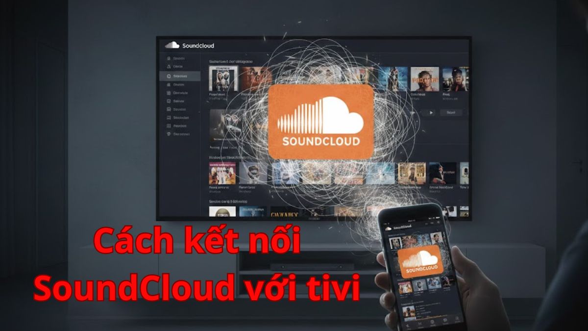 Hướng dẫn cách kết nối SoundCloud với tivi chưa tới 30s